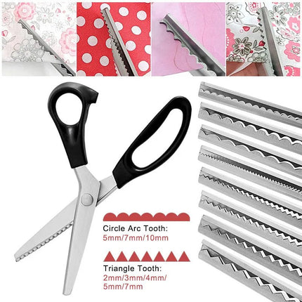 Tailor Pinking Shears – Zig Zag Sewing Scissors for Fabric & DIY Crafting - Thread Haven
